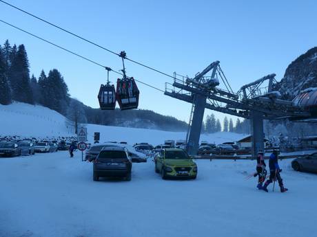 Bregenz: Anfahrt in Skigebiete und Parken an Skigebieten – Anfahrt, Parken Fellhorn/Kanzelwand – Oberstdorf/Riezlern