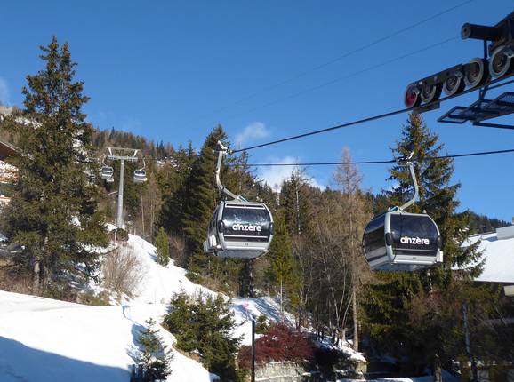 Anzère-Tsalan-Pas de Maimbré - 8er Gondelbahn (Ein-Seil-Umlaufbahn) Anzère-Tsalan-Pas de Maimbré - 8er Gondelbahn (Ein-Seil-Umlaufbahn)