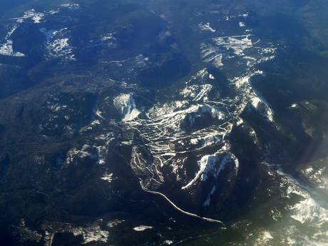 Kootenay Boundary: Größe der Skigebiete – Größe Red Mountain Resort – Rossland