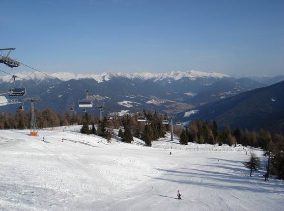 Blick vom Kronplatz Richtung Hochpustertal