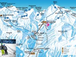 Pistenplan Gitschenen – Isenthal