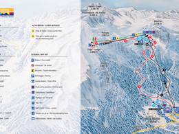 Pistenplan Kanin – Sella Nevea/Bovec