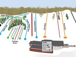 Pistenplan Hyland Hills