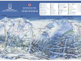 Pistenplan Val Cenis – Lanslevillard/Lanslebourg/Termignon